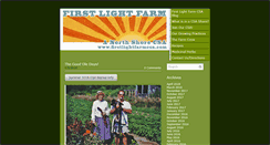Desktop Screenshot of firstlightfarmcsa.com